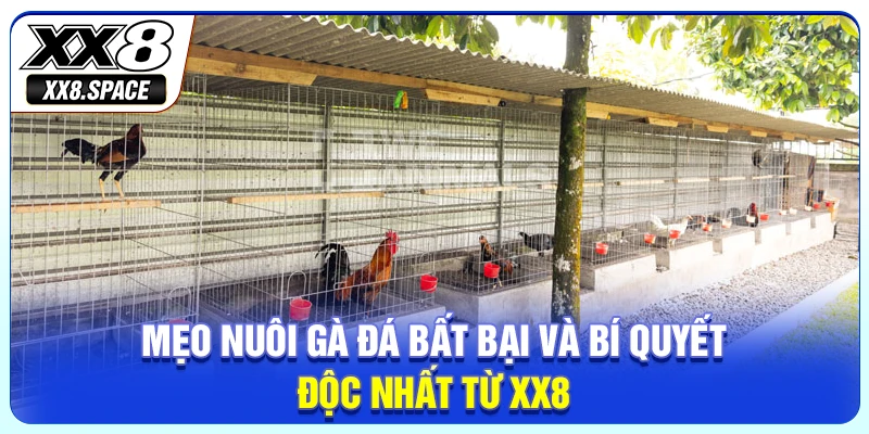 Mẹo Nuôi Gà Đá Bất Bại Và Bí Quyết Độc Nhất Từ XX8