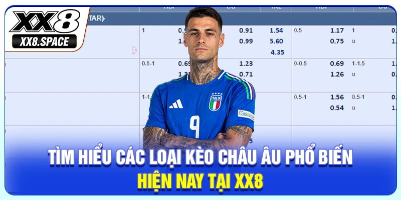 Tìm hiểu các loại kèo Châu Âu phổ biến hiện nay tại XX8